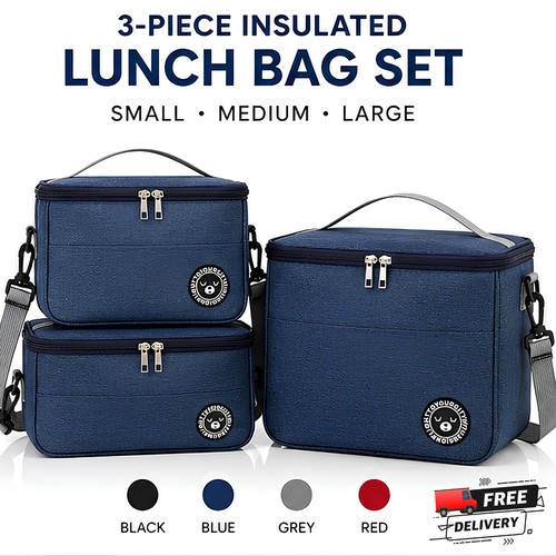 Large insulated lunch bag - insulated,