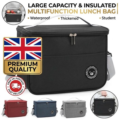 Large insulated lunch bag - large,