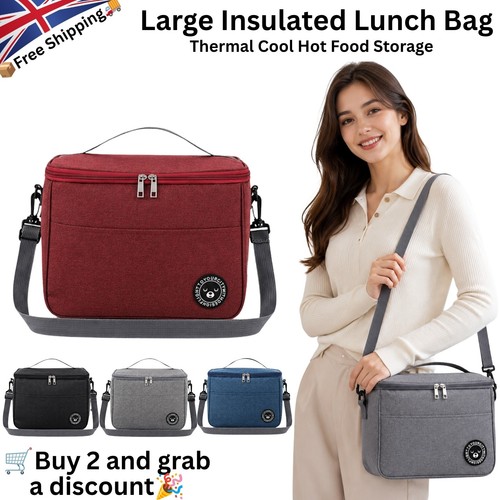 Large insulated lunch bag - lunch,