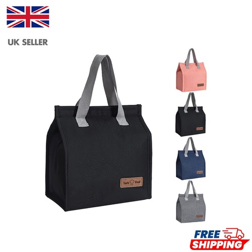 Insulated black lunch bag for - lunch,