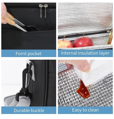 Large insulated lunch bag - large,