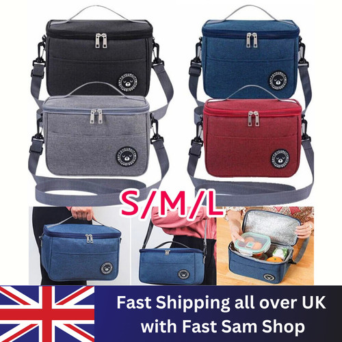 Large insulated lunch bag - insulated,