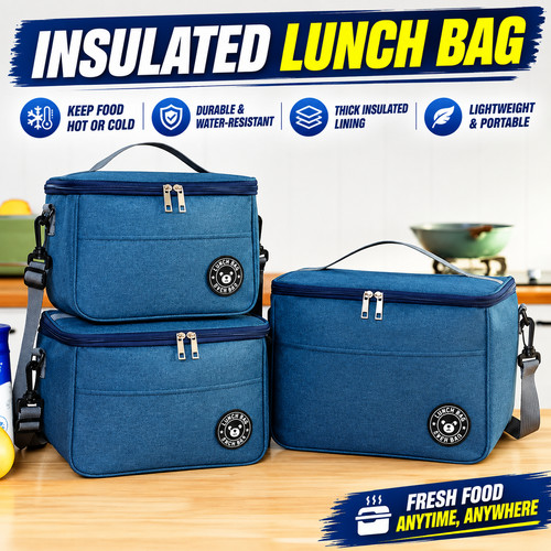 Insulated lunch bag adult kids - insulated,