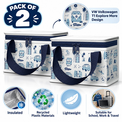 2pk thermal insulated lunch - insulated,