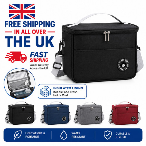 Large insulated lunch bag - large,