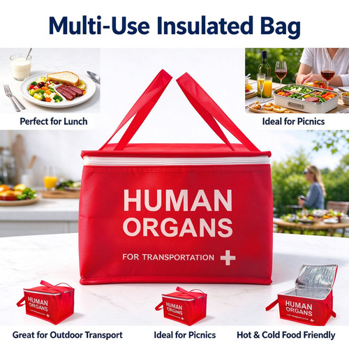 Human organs cool bag school - human,